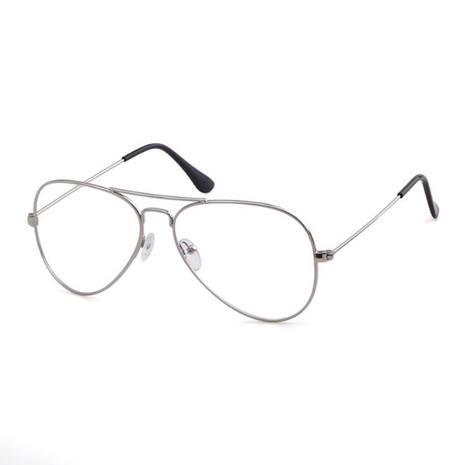 Classic Clear Glasses Gold Frame Vintage Sunglass Women Men Optical Aviation Eyeglasses