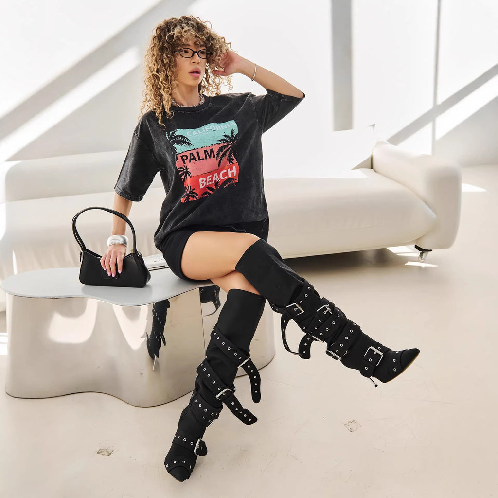 Loose short sleeved T-shirt top