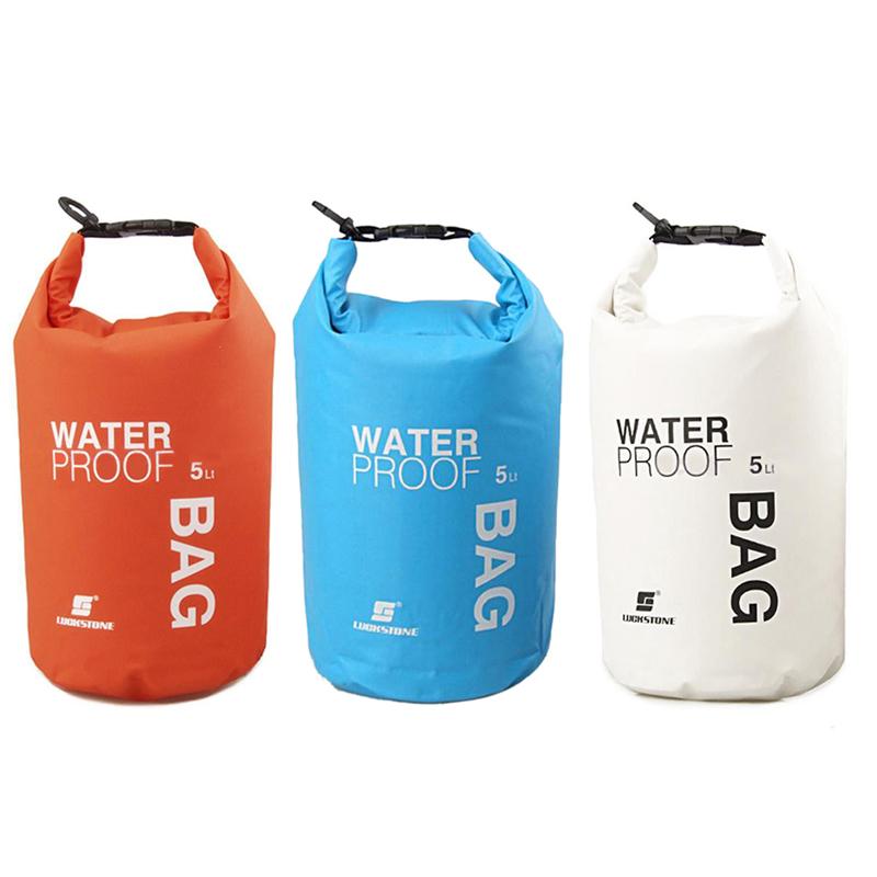 5L 10L 20L waterproof bag dry bag Sack Pouch Canoe Portable Dry Bags backpack for Boating Kayaking Camping Rafting HikingBicycle