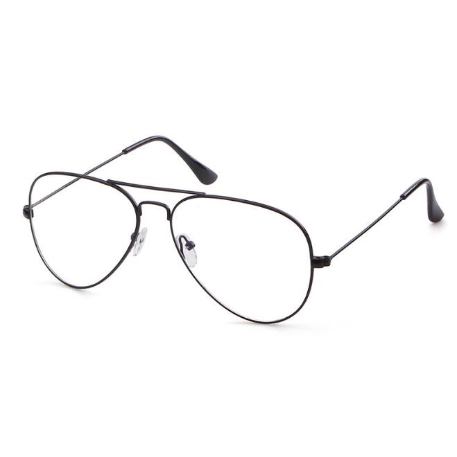 Classic Clear Glasses Gold Frame Vintage Sunglass Women Men Optical Aviation Eyeglasses